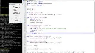 essaygame (Tkinter Tutorial)