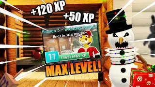 The EASIEST way to get to MAX LEVEL in Roblox Piggy - Holiday Hustle!