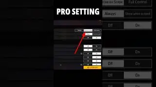 FREE FIRE PRO SETTINGS REVEAL|