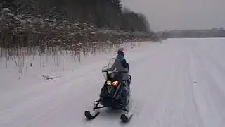 угнала снегоход