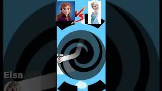 Anna vs Elsa #elsa #anna #frozen #marblerace #marblerunrace