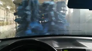 Going through an automatic car wash!!