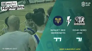 Highlights #SerieD | Basket Bee - Roma Nord 2012 (19Feb23)
