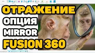 Reflection, Mirroring, Miror in Fusion 360.
