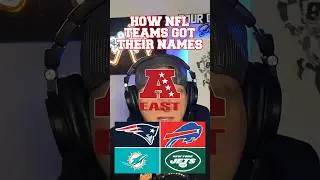 HOW AFC EAST TEAMS GOT THEIR NAMES! #nfl #sportshistory #afceast #footballshorts #sports