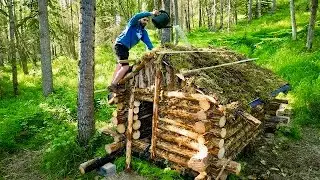 Making a Living Roof On My Log Cabin
