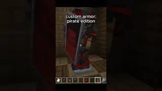 How to make custom armor pirate edition tutorial #shorts #minecraft
