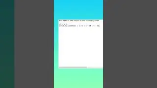 Find output for the following code snippet? 