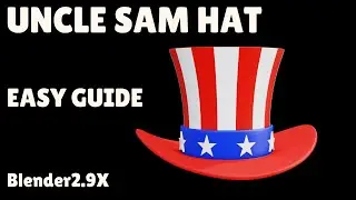 uncle sam hat modeling in blender 2.92 easy guide step by step
