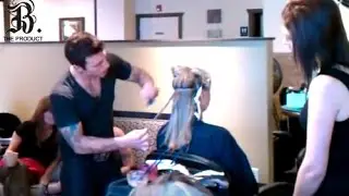 Brandon Martinez Hairstylist Teaches How To Balayage Highlights & Hair Color