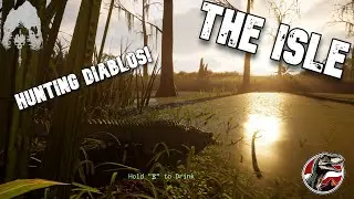 The Isle - HUNTING DIABLOCERATOPS AS GATEWAYS APEX! | LIVE #TheIsle