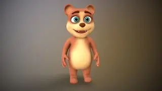 Cartoon bear rigging