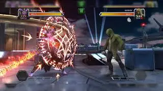 MARVEL Contest of Champions : STRIKE SKILL Part 1 Purgatory vs Karnak