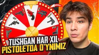 RAKETNITSADAN 2 TALIK PITOLETGACHA RULETKADAN TUSHGAN RANDOM PISTLETDA O’YNADIK😈| PUBG MOBILE