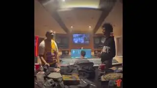 #EBKJaayBo & #EBKJuvieju in the studio roasting gets serious instantly😱