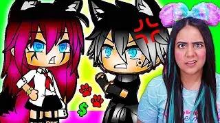 The MAFIA's Daughter in an all ALPHA School! 🐾$ Gacha Life Mini Movie Love Story Reaction