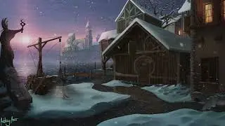 The Cozy Inns of the North | D&D Ambiance | Icewind Dale Campaign Ten-Town | 1 hour Music