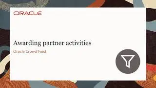 Oracle CrowdTwist - Awarding partner activities
