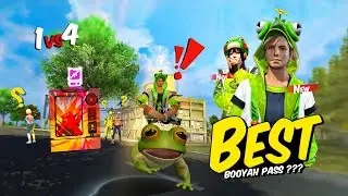 New S15 Booyah Pass with Best Bundle, Funny Emote🤣 & Many More 😏 Op 1 Vs 4 Gameplay 🎯 Free Fire