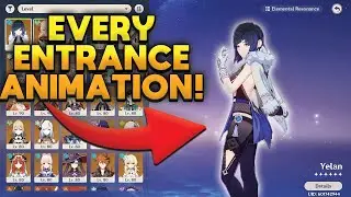 EVERY Party Screen Entrance Animation! (Genshin Impact 4.0)