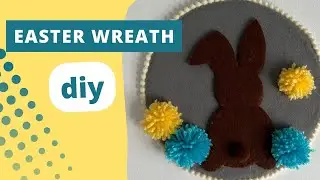 How to make Easter Wreath 🐰 🥕 🐥 - Cheap and easy DIY craft