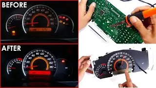 How to Change the Color of the Speedometer Lights on a Suzuki Karimun Wagon R