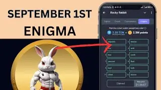 Rocky rabbit enigma wallet passphrase today September 1