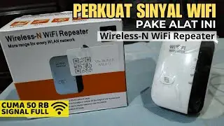KONFIGURASI WIFI REPEATER MENGGUNAKAN KOMPUTER / LAPTOP UNTUK MEMPERLUAS SINYAL WIFI.