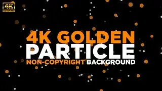 Golden Particles | Non-Copyright Background | After Effect | Free Download