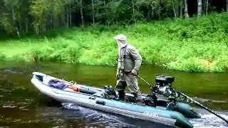 Река Пышега болотоход BAWAD