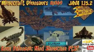 Eons Paleozoic Mod Showcase Pt3 Silurian Period Minecraft 1.15.2  Minecraft Dinosaurs Ep369
