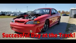 Small Tire Big Block Nitrous Mustang is Flying at the Dragway 42 Young Money Halloween Havoc Race!!