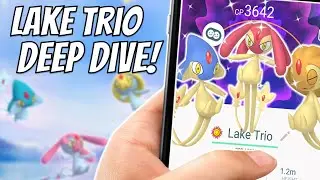 Azelf Mesprit and Uxie Deep Dive in Pokemon Go!