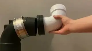 How to connect orangeburg bituminous fiber pipe to plastic pipe.