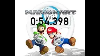 Mario Kart Wii - Mushroom Gorge (glitch) - 0:54.398