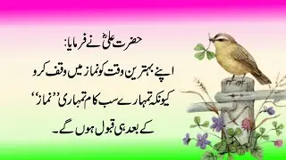 Hazrat Ali quotes in urdu / Hazrat Ali ki Pyari Baatein / Best Urdu quotes of Hazrat Ali sayings