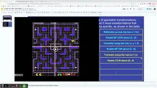 Aspire to Do Task - Retro Gaming and Rigid Transformations