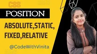 CSS Position Property|Static,relative,absolute,fixed,sticky|with example|