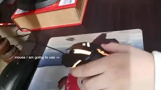 Me playing osu! with a cheap mouse I found.