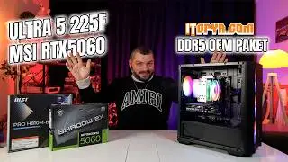 MSI GeForce RTX 5060 8G Shadow 2X OC + Intel Core Ultra 5 225F | @itopya  OEM Paket