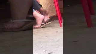Candid Blonde Shoeplay v.1