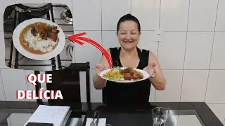 ALMOÇO COMPLETO | BIFE ACEBOLADO FÁCIL