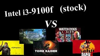 ТЕСТЫ В ИГРАХ i3 9100F в 5 Играх тест FPS   i3 9100F in 5 GAMES test FPS