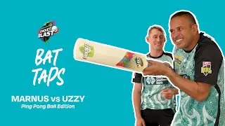 BATTING WITH A PING PONG BALL | Uzzy and Marnus