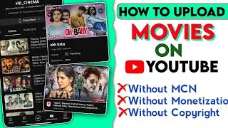 🔴How to upload movies on YouTube Without Copyright Strick 🤑| Copy Paste video on YouTube