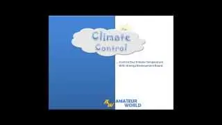 Climate Control Project with AVR Development Board