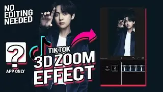 3D ZOOM EFFECT | NO CAPCUT EDITING NEEDED | TIKTOK TREND | KENGZ