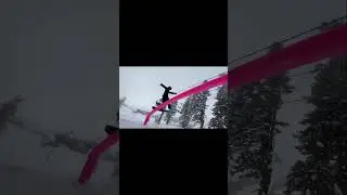 B4BC Terrain Park Rail at Palisades Tahoe #shorts