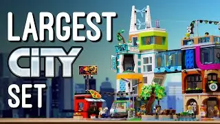 The Largest LEGO City Set Ever - Downtown!