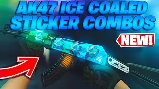 AK47 ICE COALED STICKER COMBOS - CS:GO